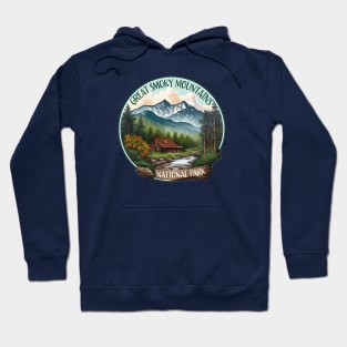 Great Smoky Mountains National Park Vintage Design Hoodie